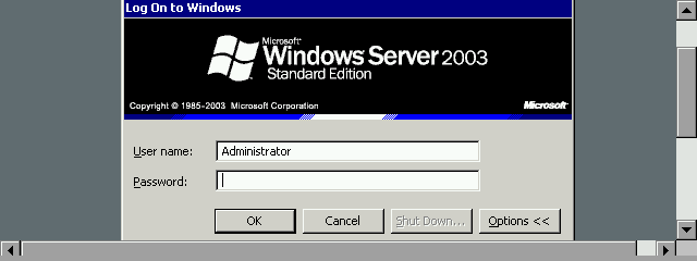 TS Client and Windows Server 2003